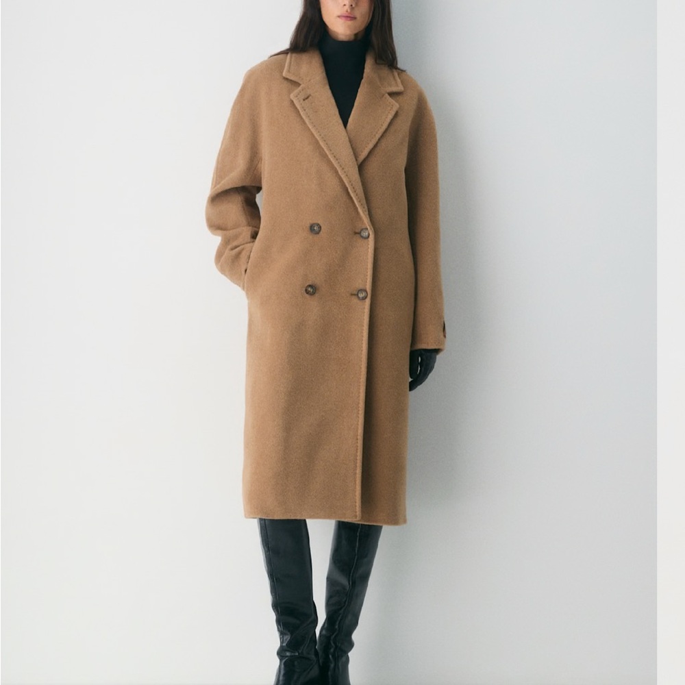 The Slouch Coat (Re)Camel Wool - Picture 3 of 4